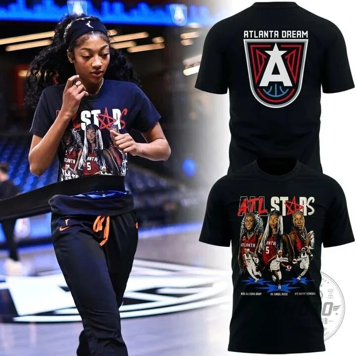 Atlanta Dream All Stars Black Graphic T-Shirt
