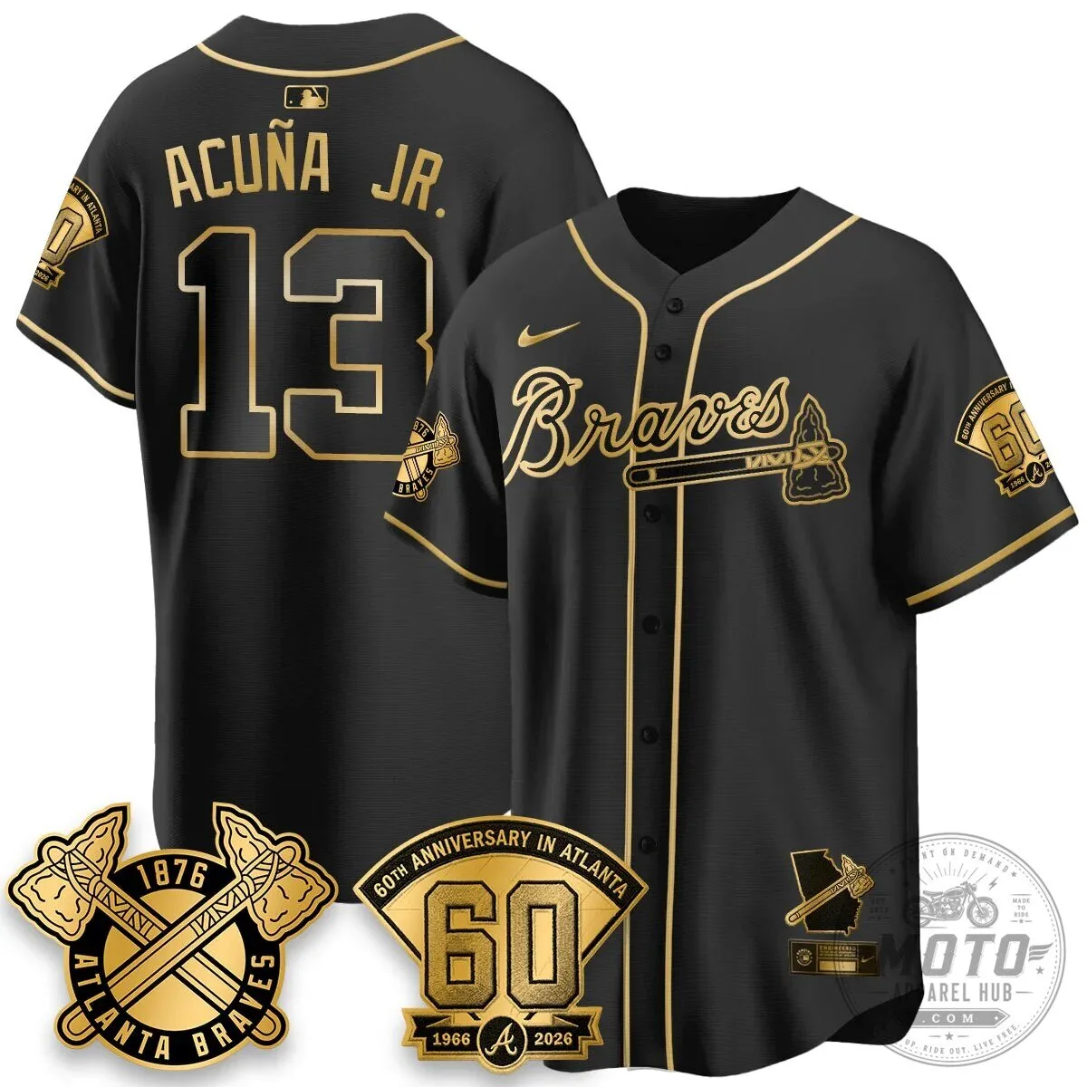 Atlanta Braves Ozzie Albies 60th Anniversary Special Edition Baseball Jersey 46 Atlanta Braves Ozzie Albies 60th Anniversary Special Edition Baseball Jersey