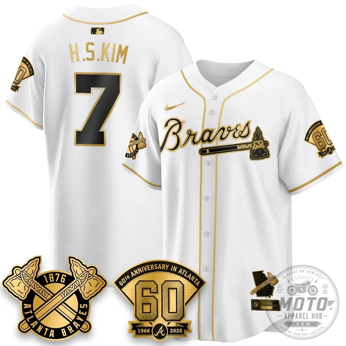 Atlanta Braves Ozzie Albies 60th Anniversary Special Edition Baseball Jersey 70 Atlanta Braves Ozzie Albies 60th Anniversary Special Edition Baseball Jersey