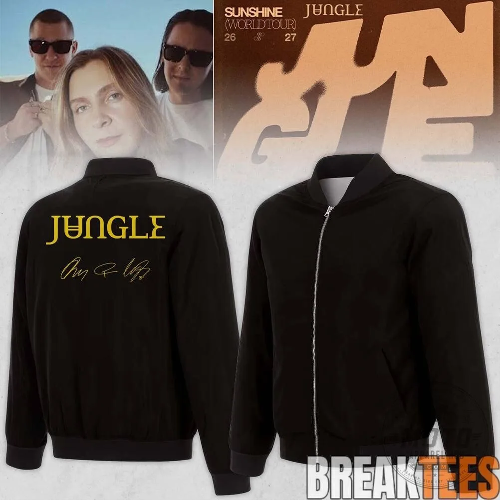 Jungle Band Sunshine World Tour 2026-2027 Signature Bomber Jacket