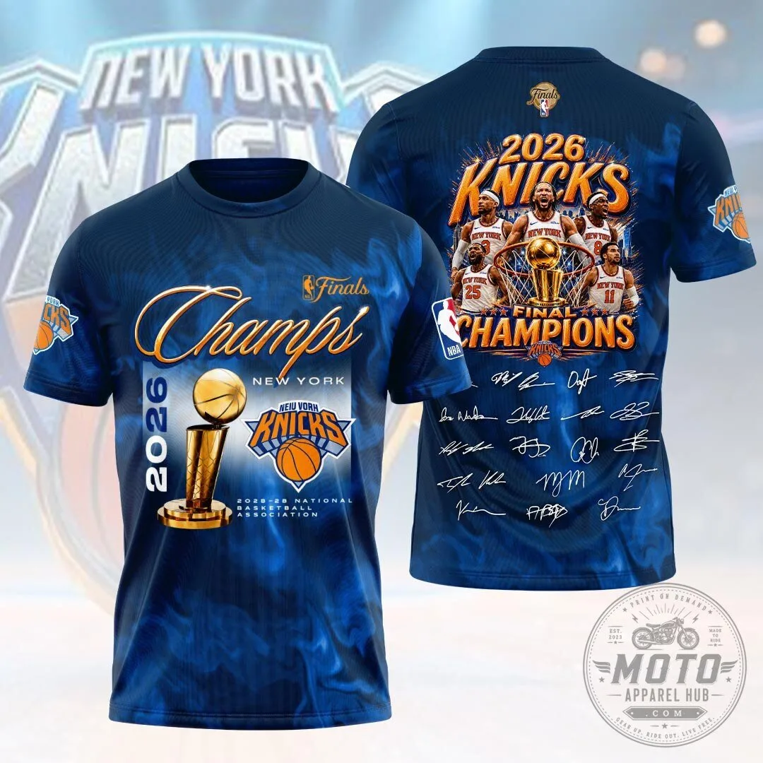 New York Knicks 2026 NBA Finals Champions Basketball Team T-Shirt