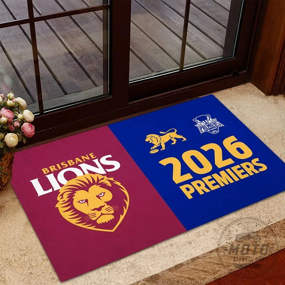 Brisbane Lions 2026 Premiers Australian Football League Doormat