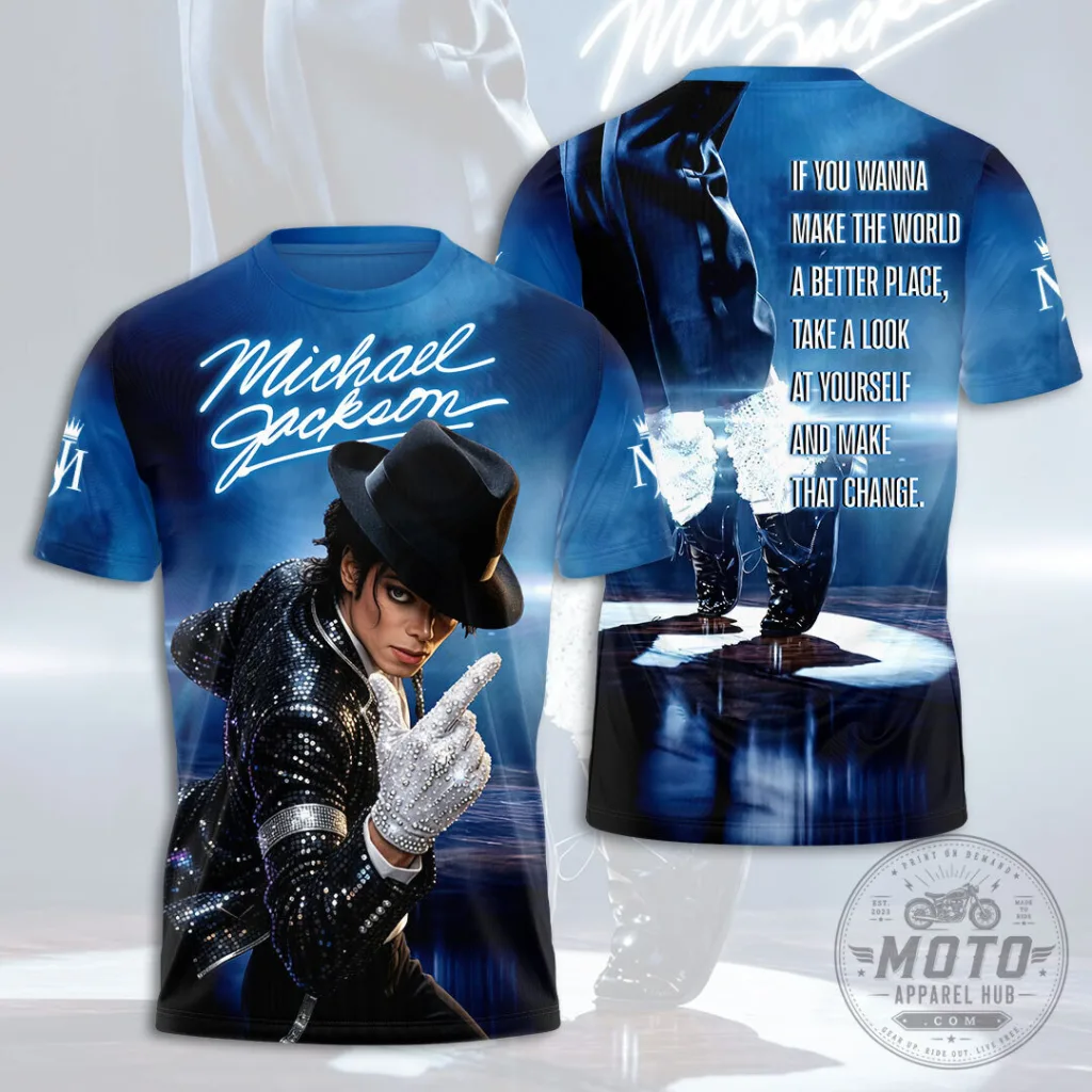Michael Jackson King of Pop Smooth Criminal Quote T-Shirt