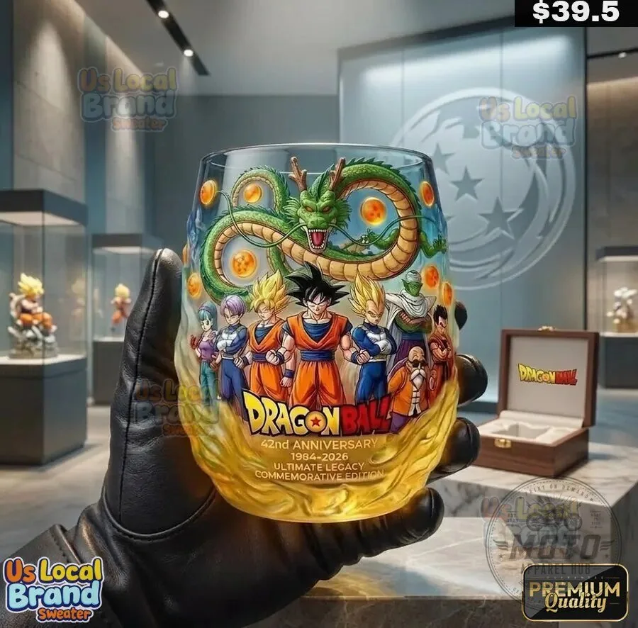Ultimate Legacy Commemorative Drinking Glass for the 42nd Anniversary of Dragon Ball Z