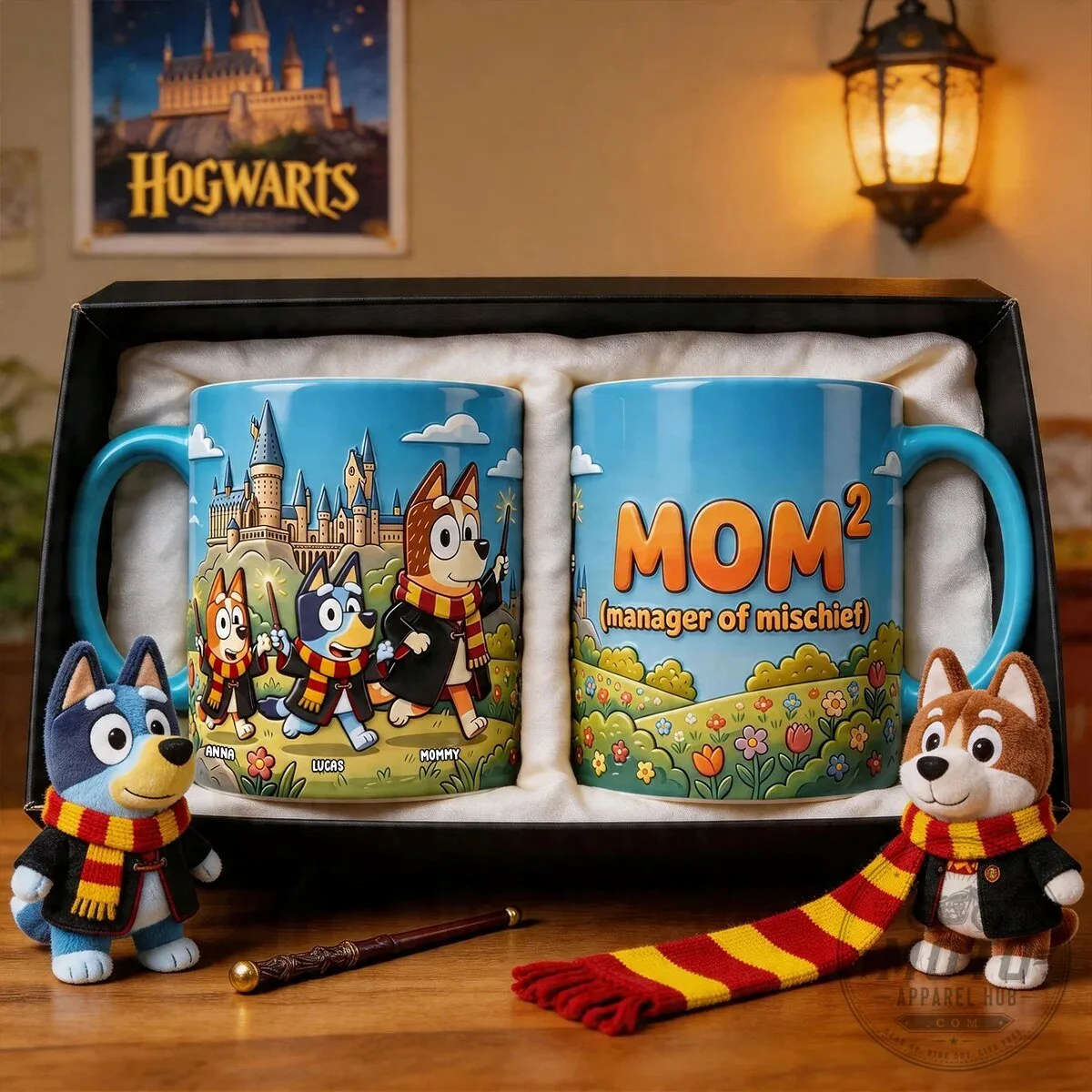 Bluey Family Harry Potter Hogwarts Castle Personalized Mom Coffee Mug 11 Bluey Family Harry Potter Hogwarts Castle Personalized Mom Coffee Mug