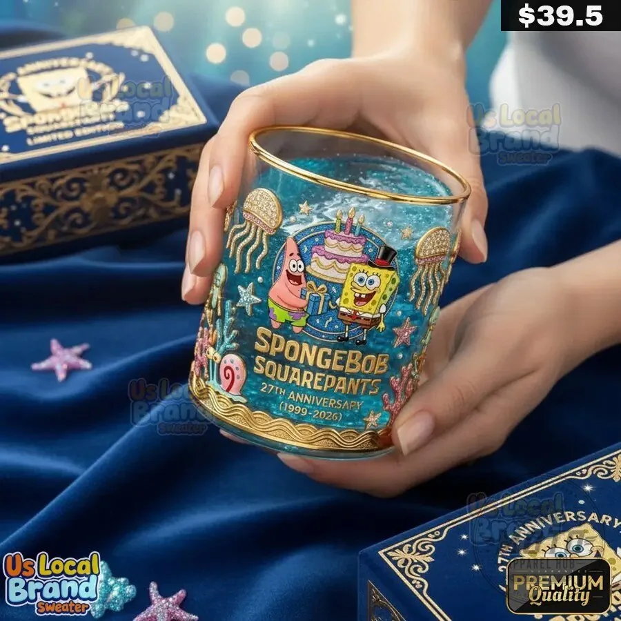 Limited Edition Drinking Glass for SpongeBob SquarePants' 27th Anniversary