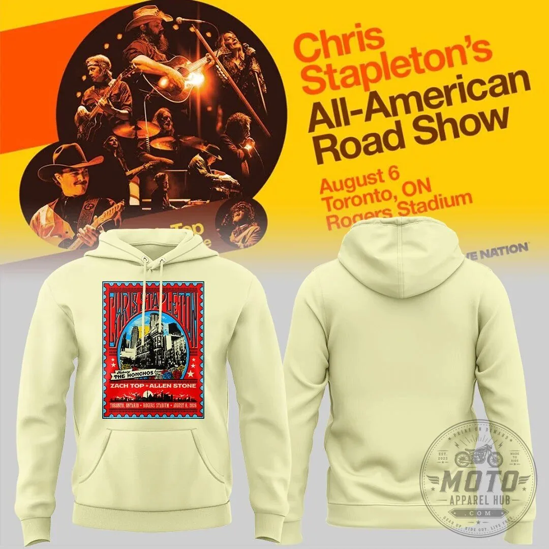 Chris Stapleton All-American Road Show Rogers Stadium Concert Hoodie