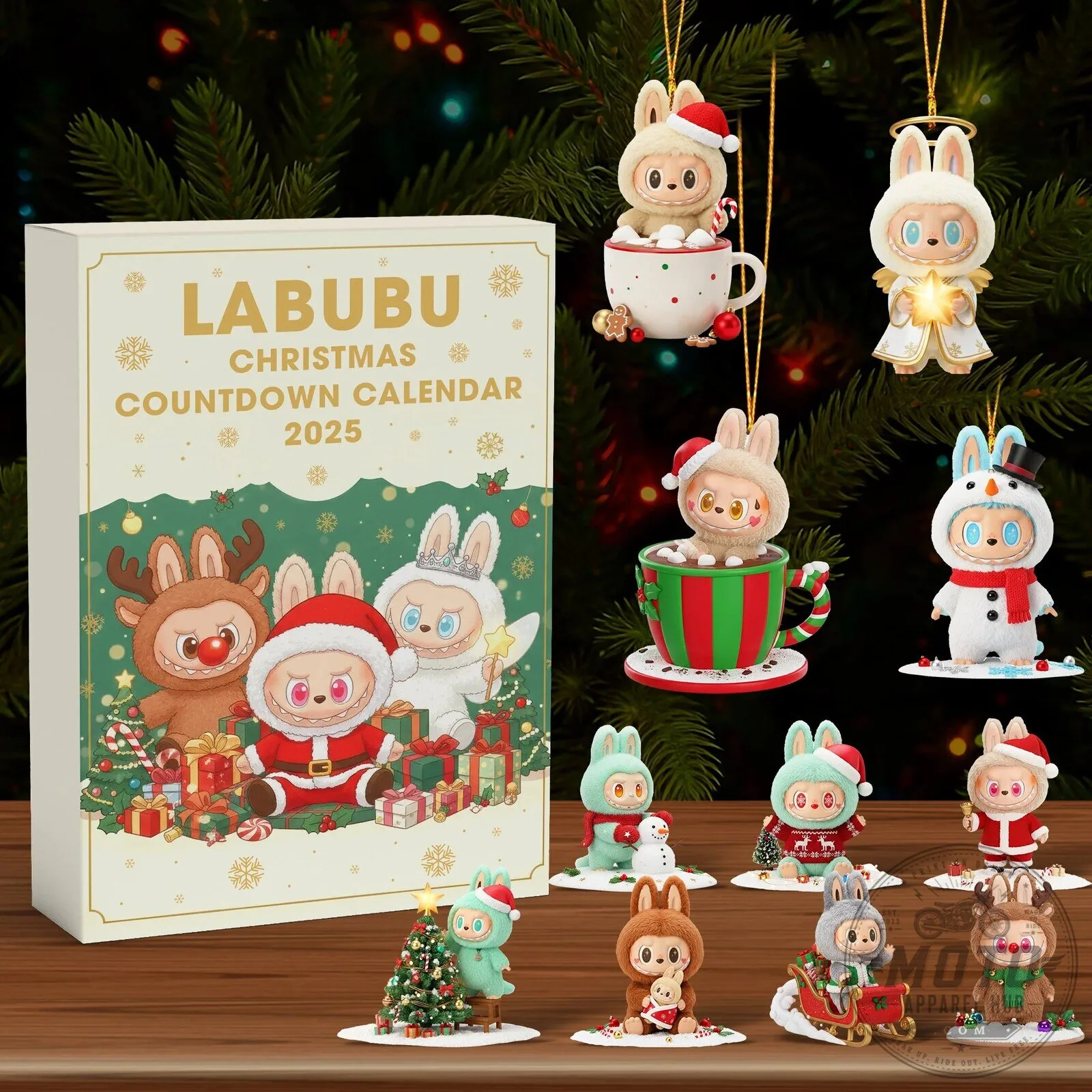 Labubu Monster Advent Christmas Countdown Calendar 2025 Blind Box