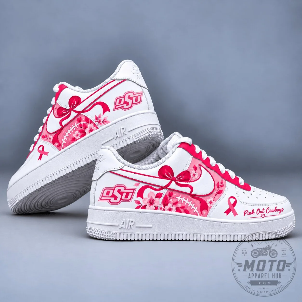Oklahoma State Cowboys Pink Out Breast Cancer Awareness Shoes