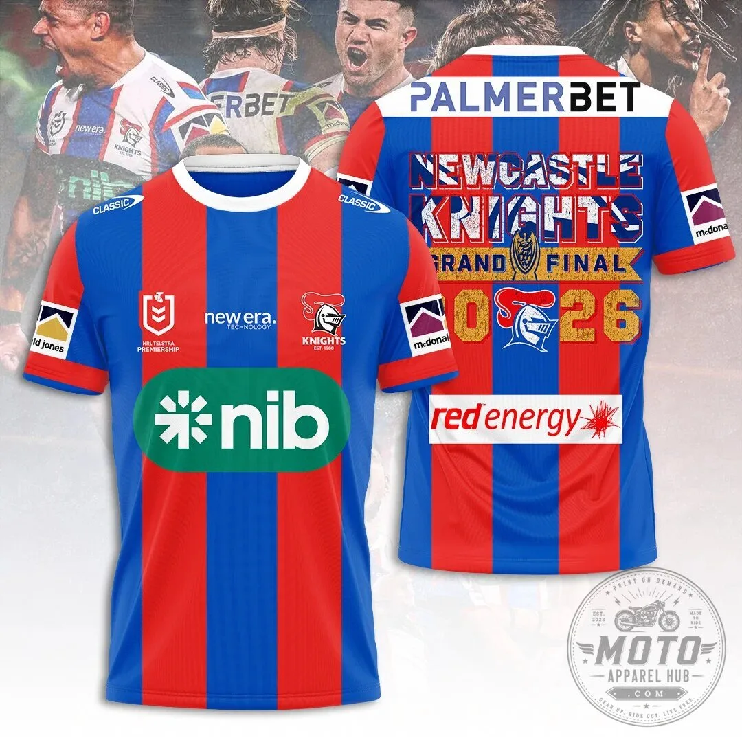 Newcastle Knights Rugby League Grand Final 2026 Sports Fan Jersey