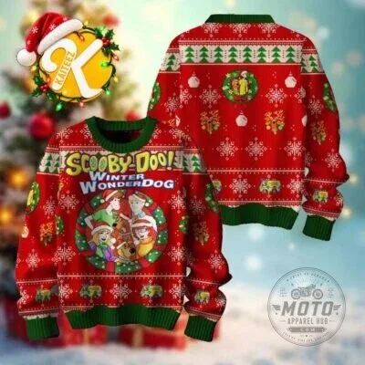 Scooby Doo Winter Wonderdog Christmas Holiday Ugly Sweater