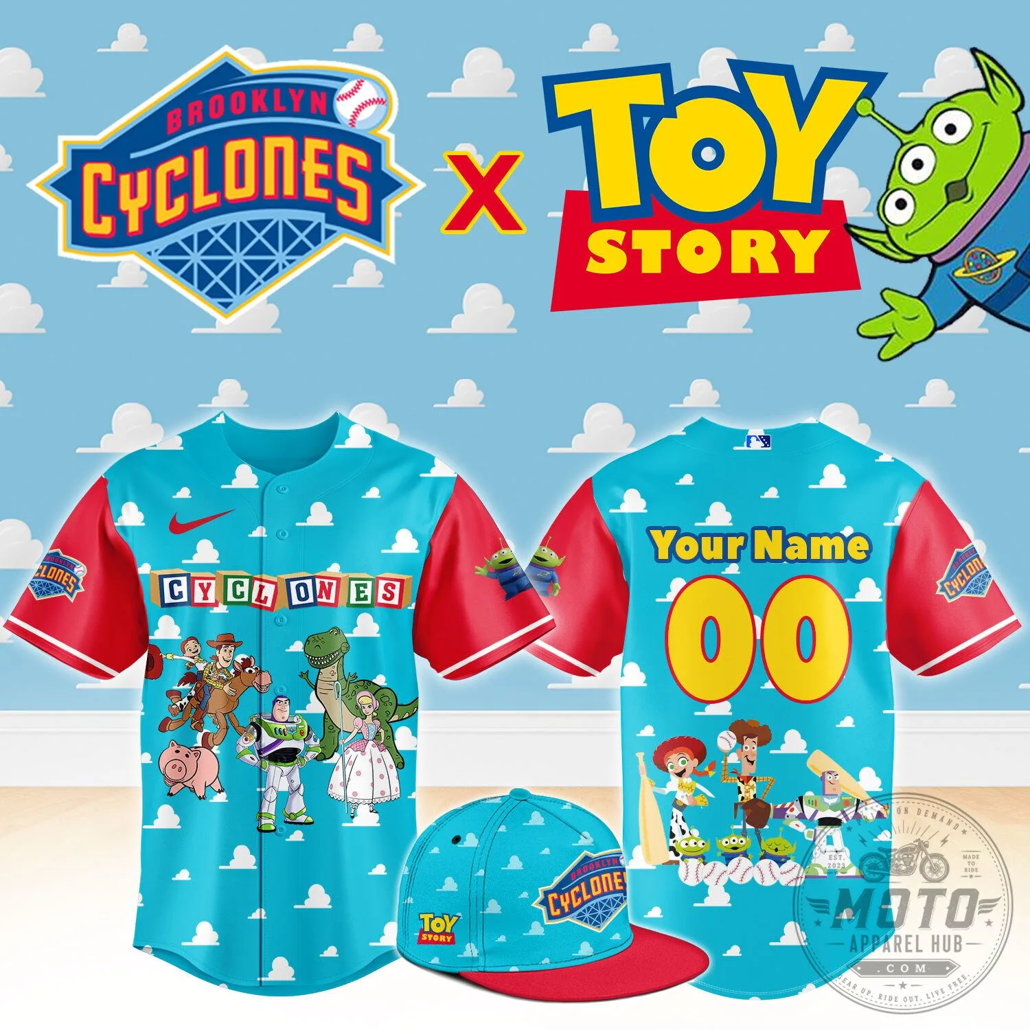 .B.Cyclones Toy Story Night Limited Jersey NN