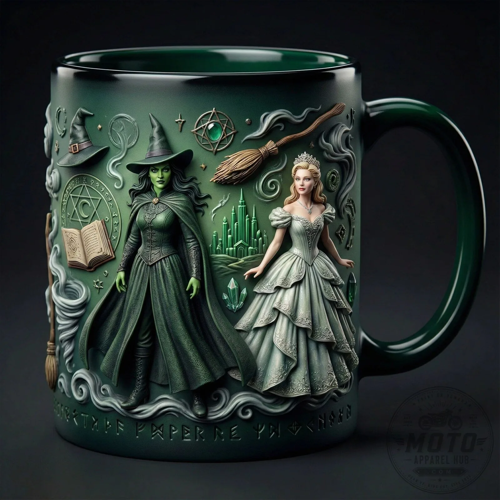 Wicked Witch of the West and Glinda the Good Witch Emerald City Mug