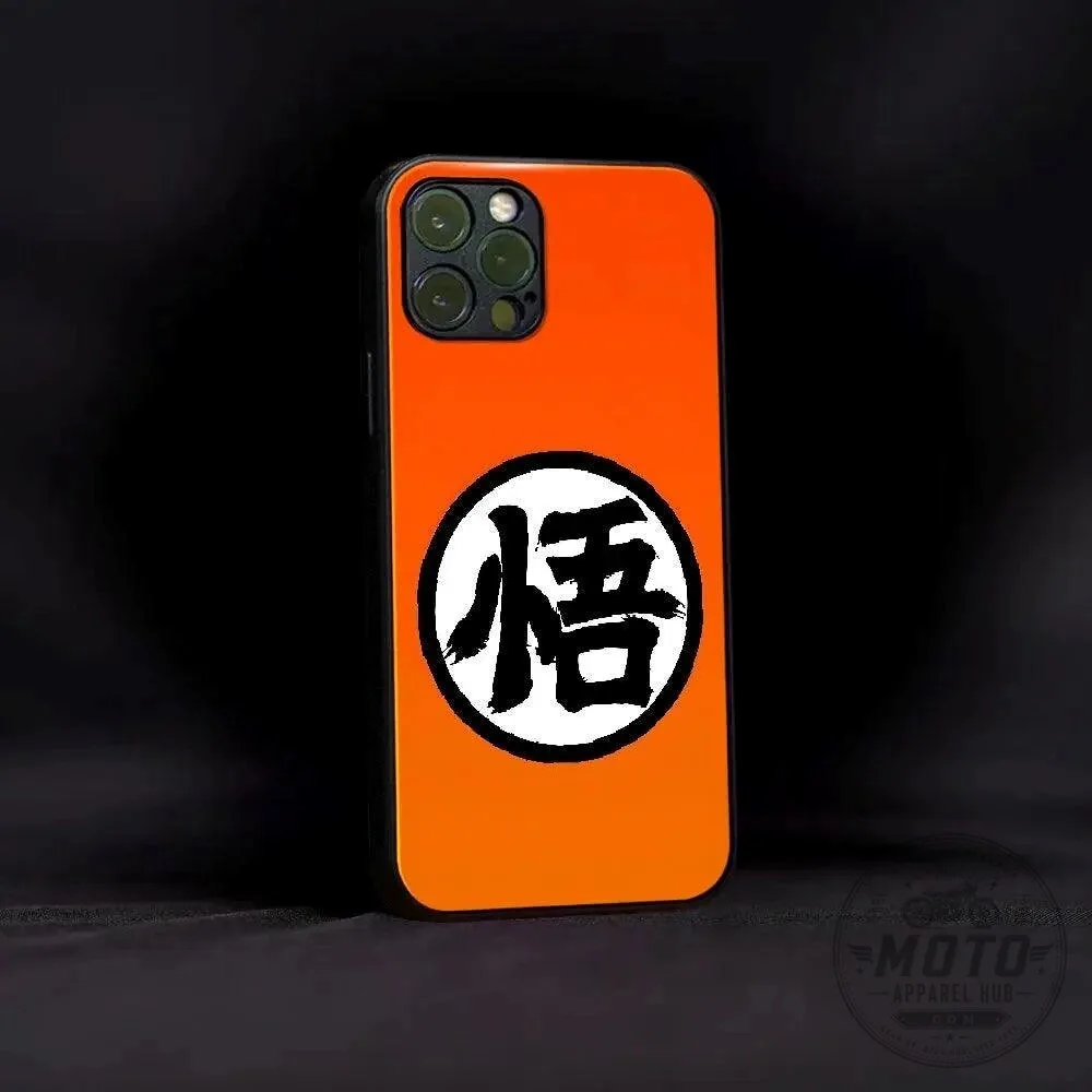 Dragon Ball Z Goku Kanji Symbol Orange Phone Case for iPhone and Android