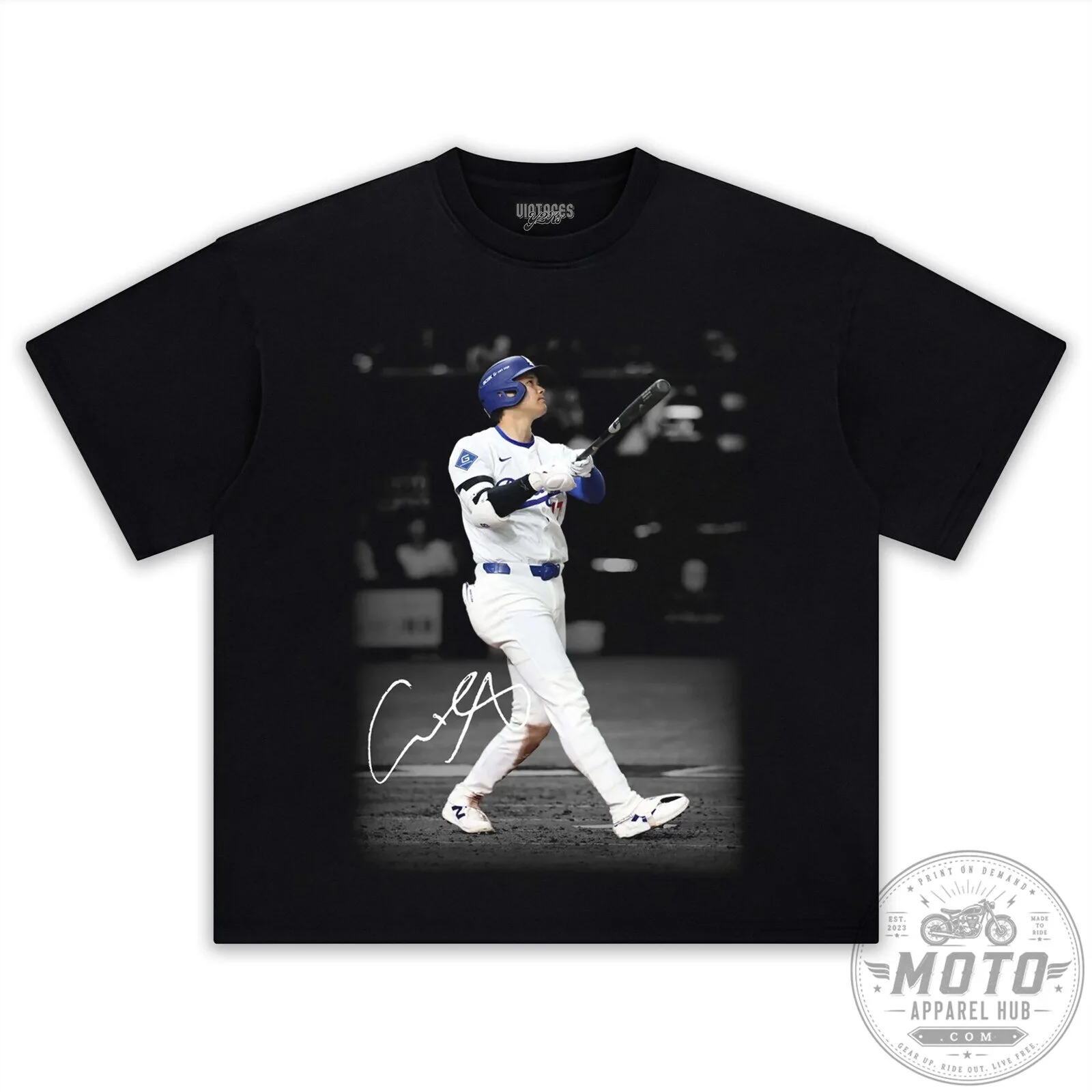 Shohei Ohtani Baseball Player Signature Graphic T-Shirt