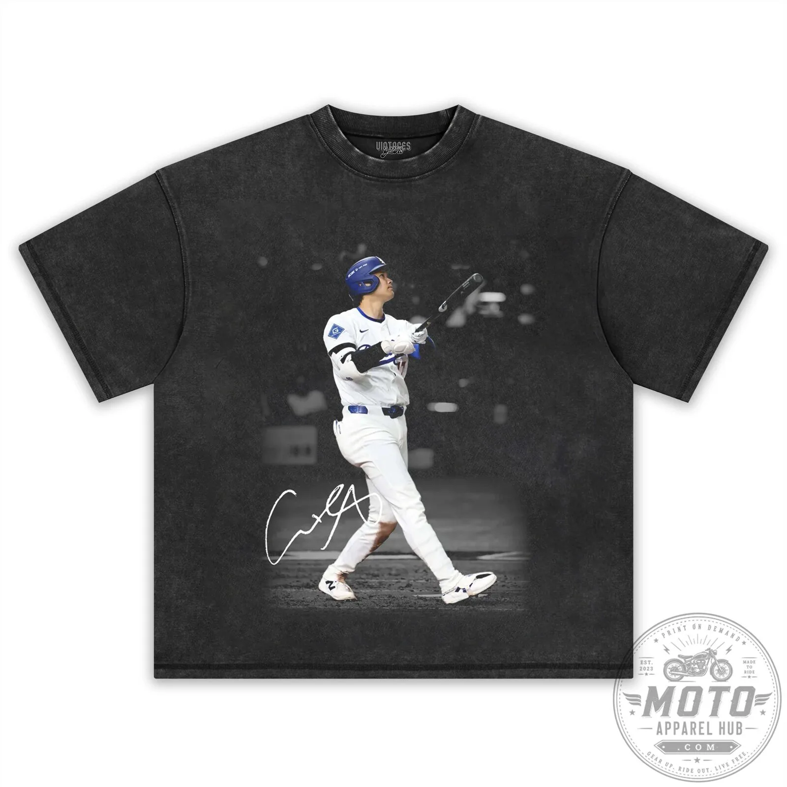 Shohei Ohtani Baseball Player Signature Graphic T-Shirt 7 Shohei Ohtani Baseball Player Signature Graphic T-Shirt