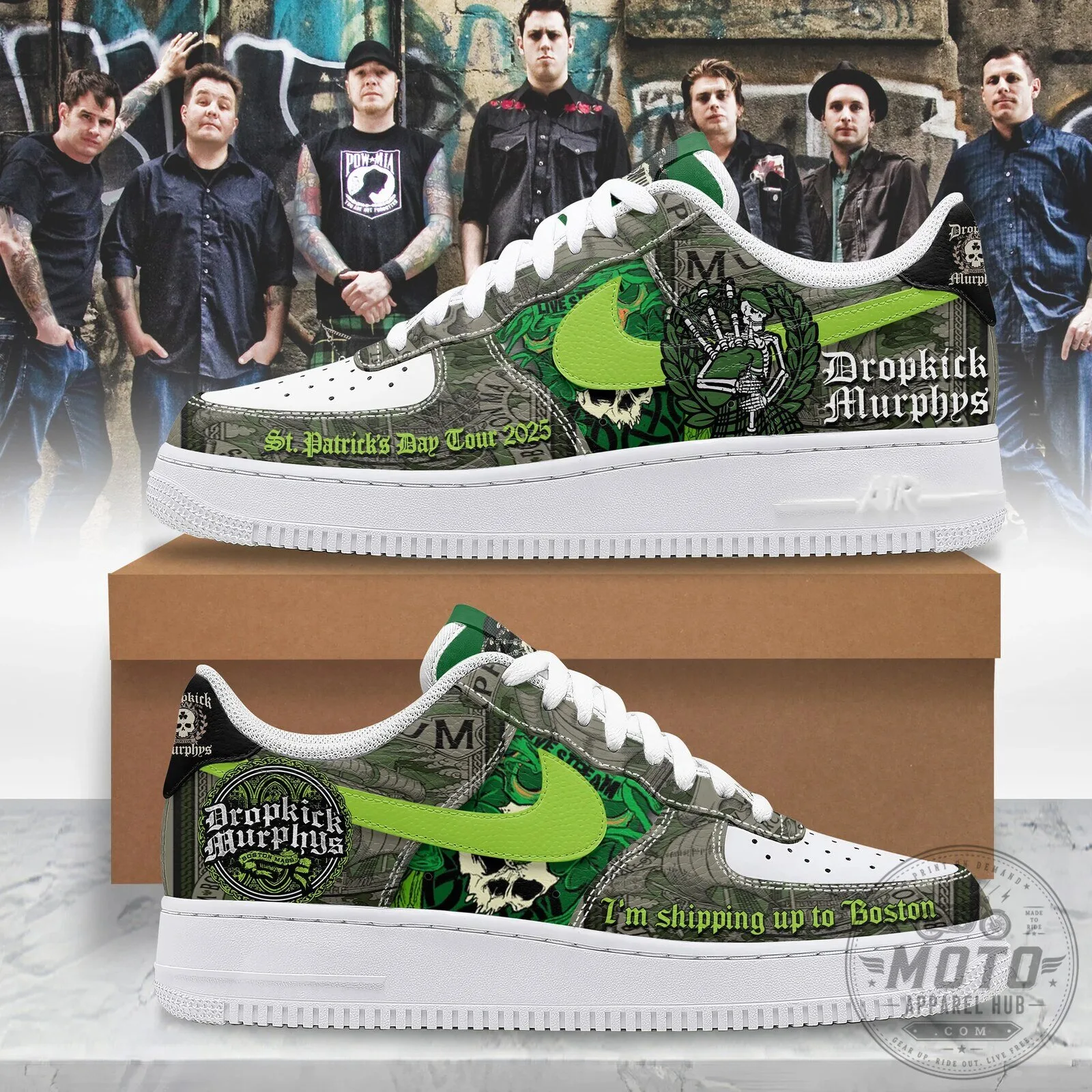 Dropkick Murphys Saint Patrick's Day Tour 2025 Sneakers