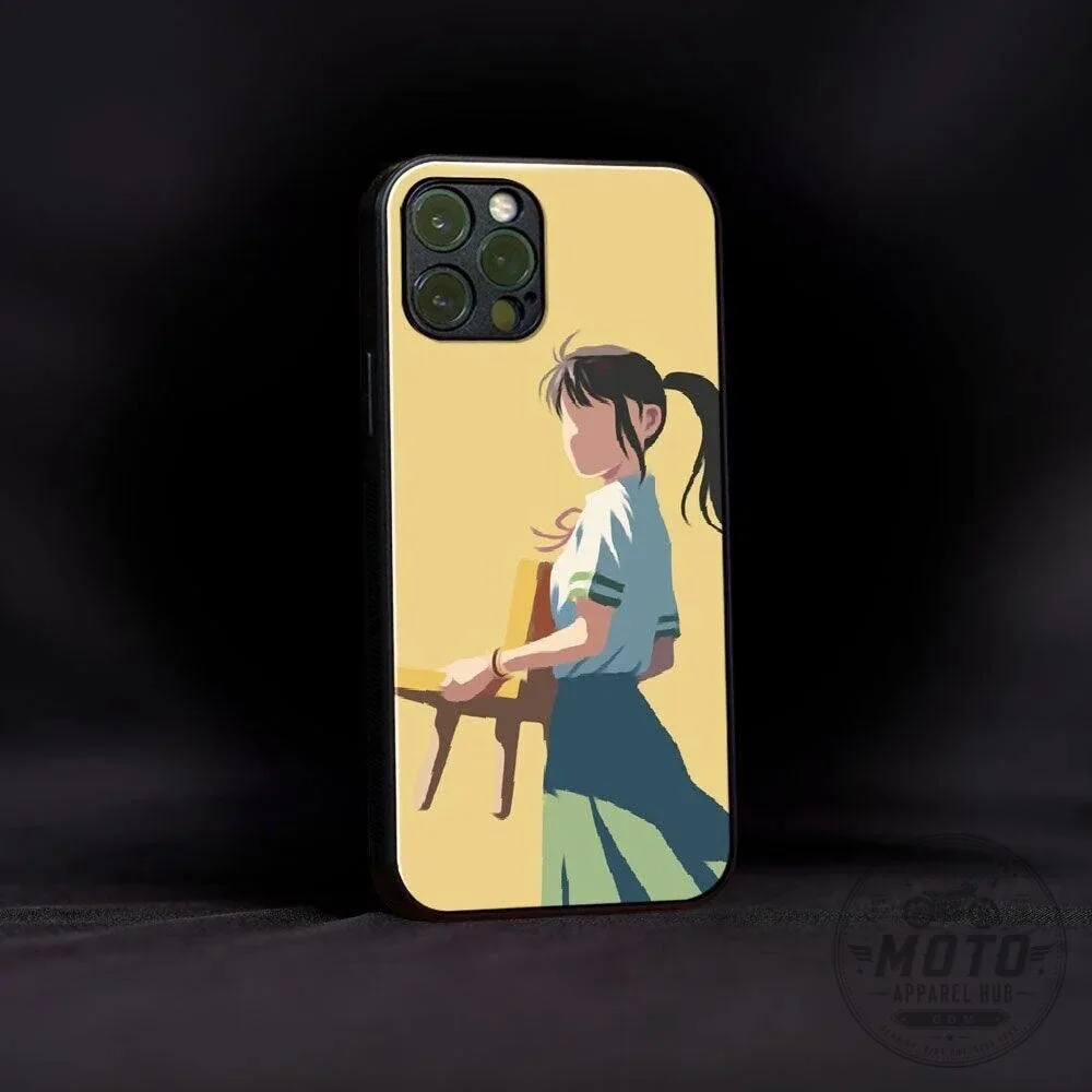 Phone Case Featuring Suzume Iwato Character Art from Anime