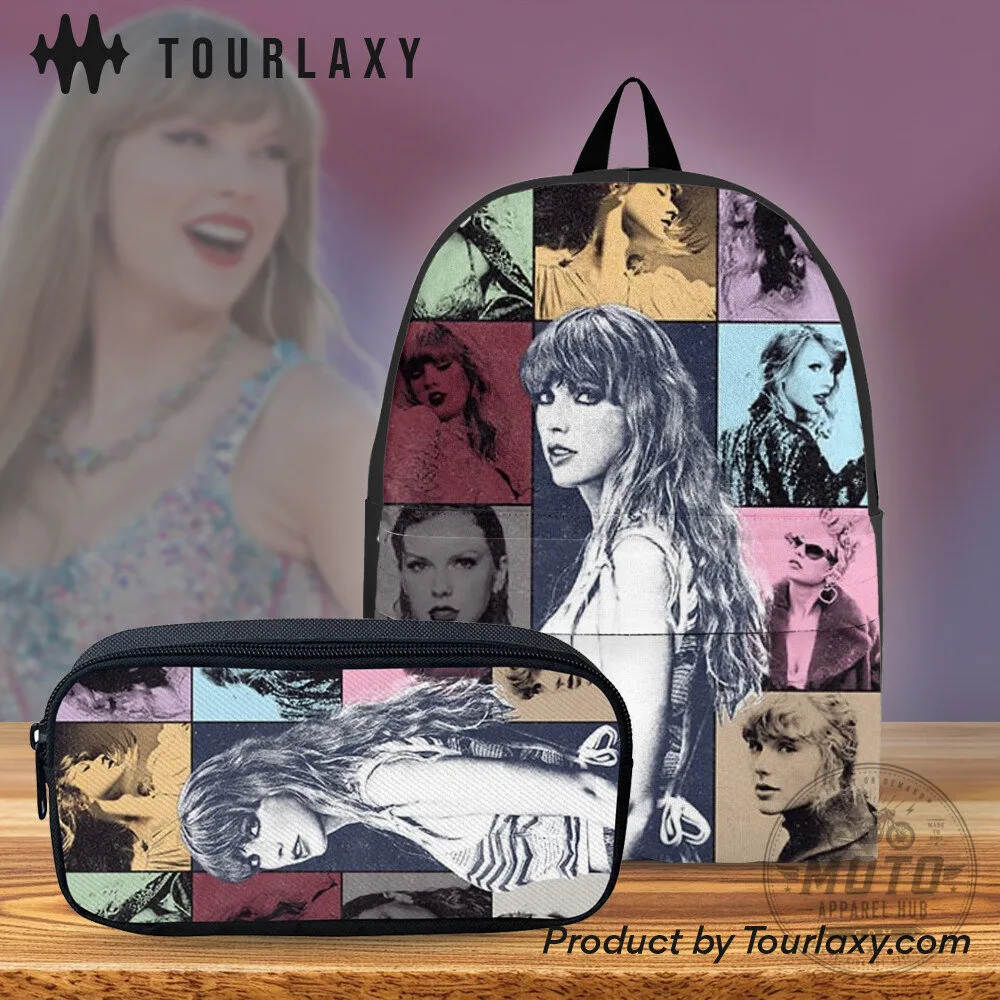 Taylor Swift Eras Tour Pop Art Backpack and Pencil Case Set