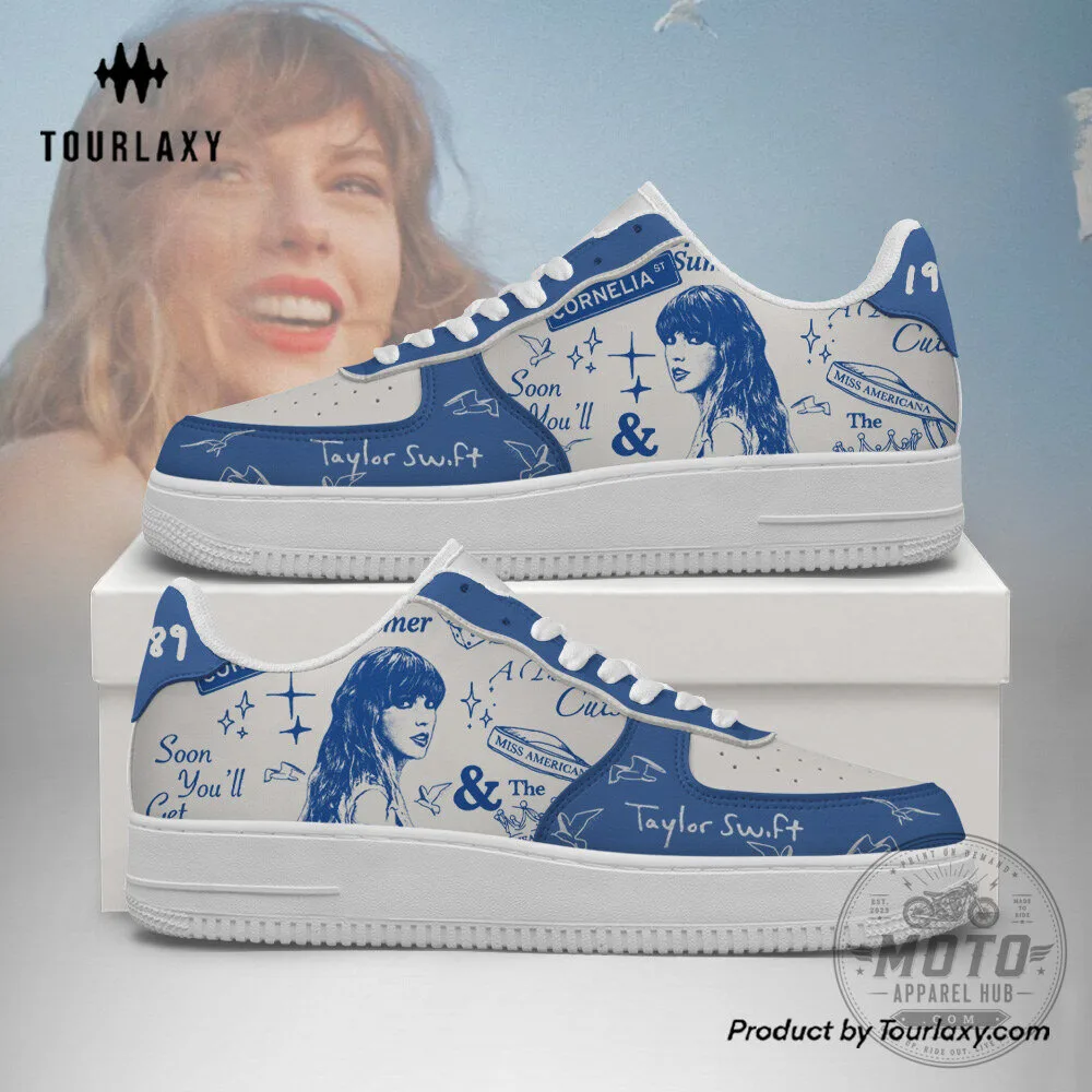 Taylor Swift 1989 Album Inspired Miss Americana Custom Sneakers Shoes