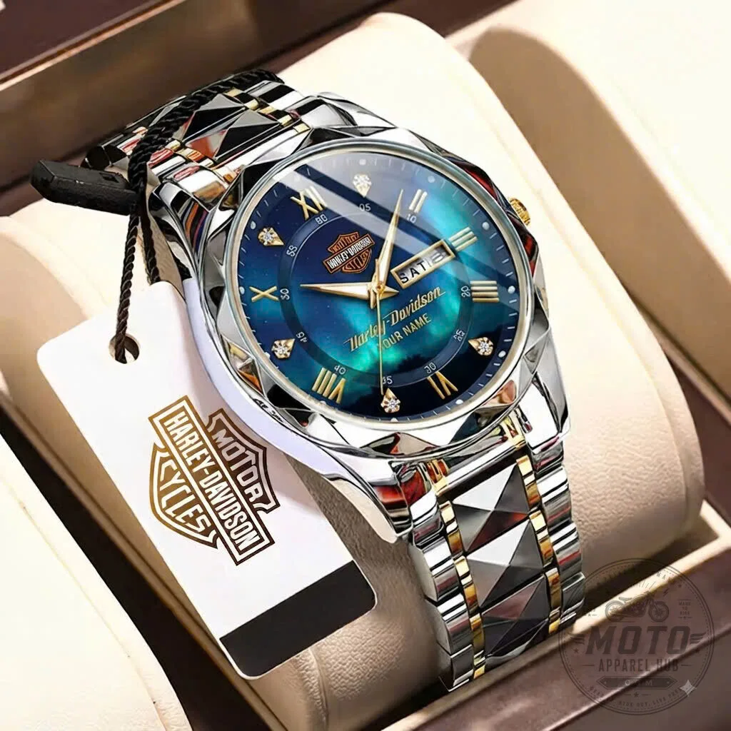 Harley-Davidson Motor Cycles Custom Name Gentleman's Watch
