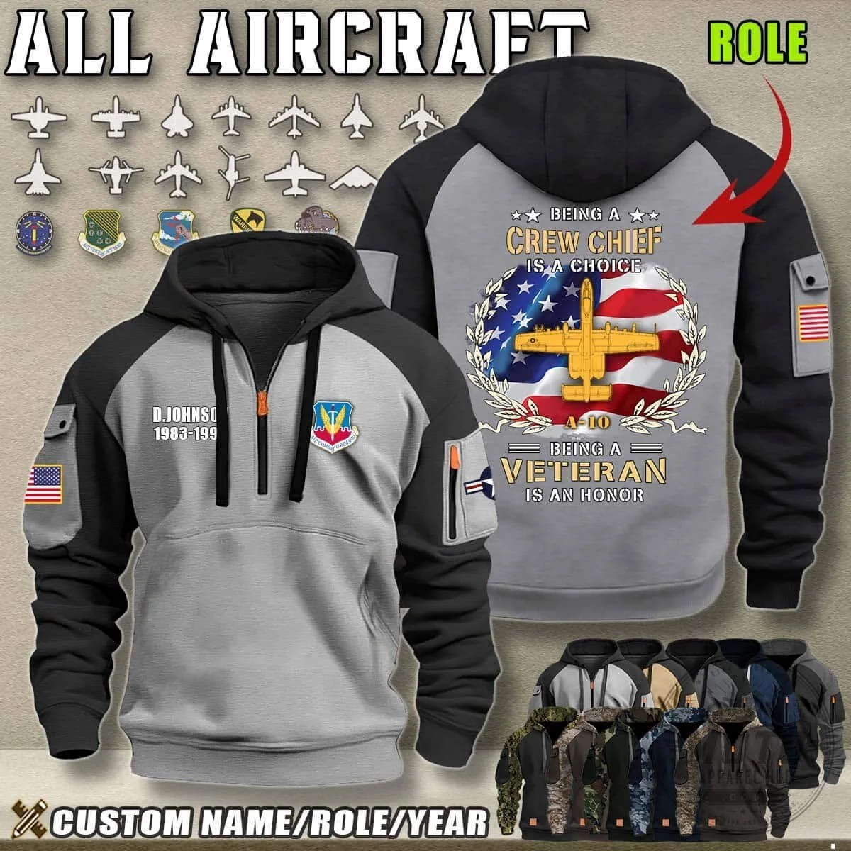 Aircraft Crew Chief Veteran Honor American Flag Camouflage Hoodie 19 Aircraft Crew Chief Veteran Honor American Flag Camouflage Hoodie