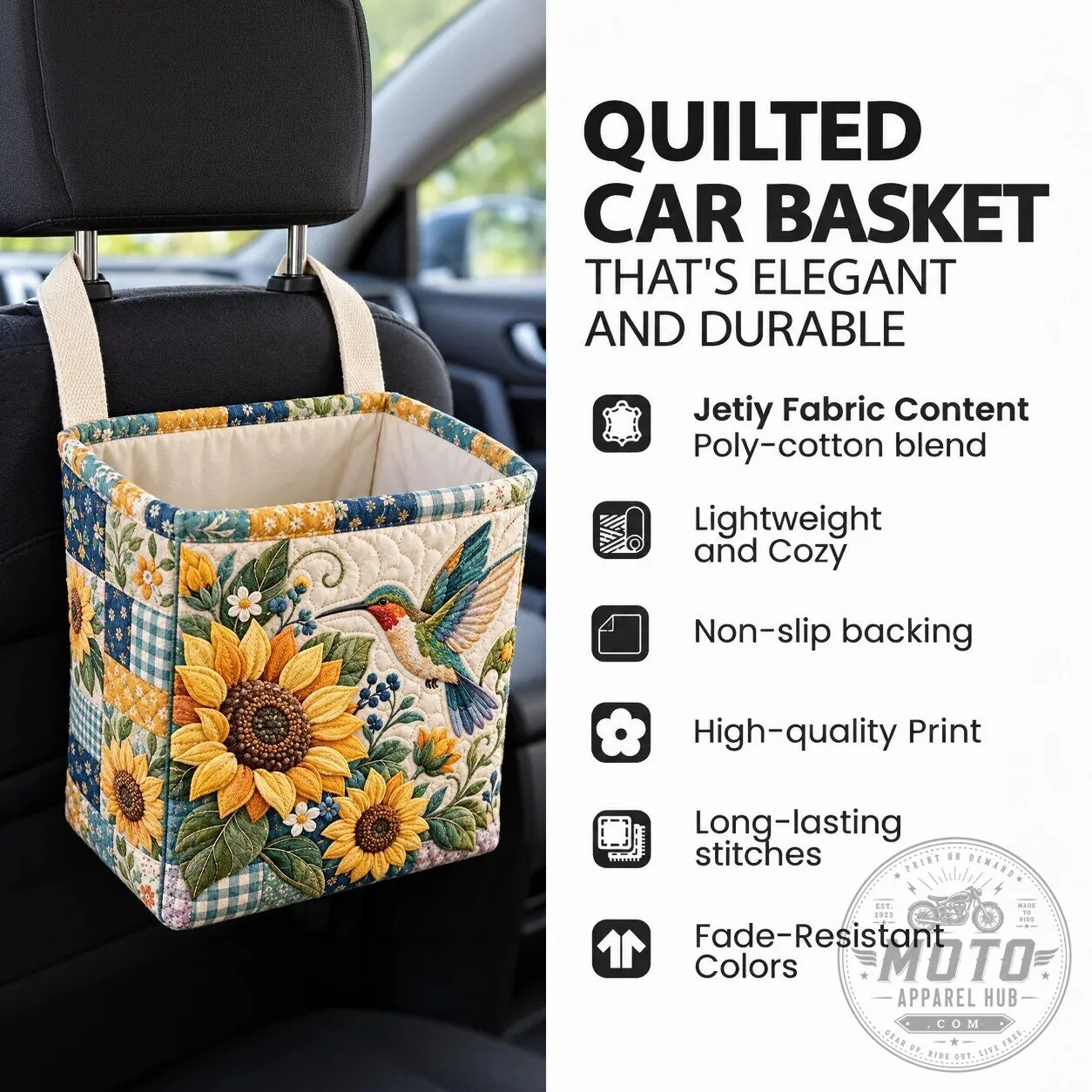 Full Armor Of God Quilted Car Seat Back Organizer Storage Basket 6 Full Armor Of God Quilted Car Seat Back Organizer Storage Basket