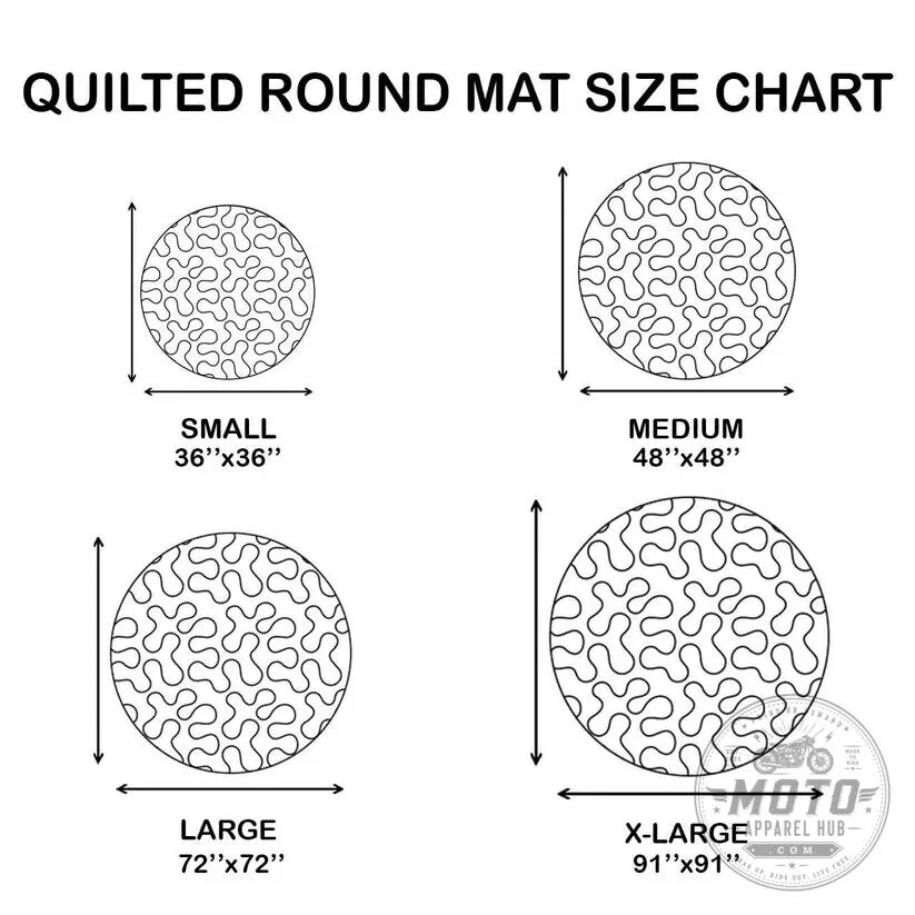Santa Claus Starburst Quilted Round Christmas Mat 10 Santa Claus Starburst Quilted Round Christmas Mat