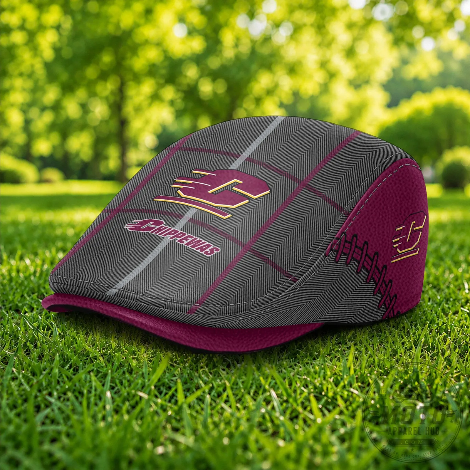 Central Michigan Chippewas NCAA Golf Flat Cap Hat