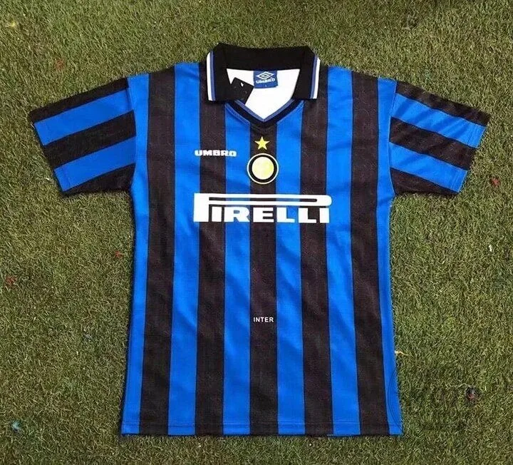 Retro Inter Milan 1997-1998 Home Football Jersey