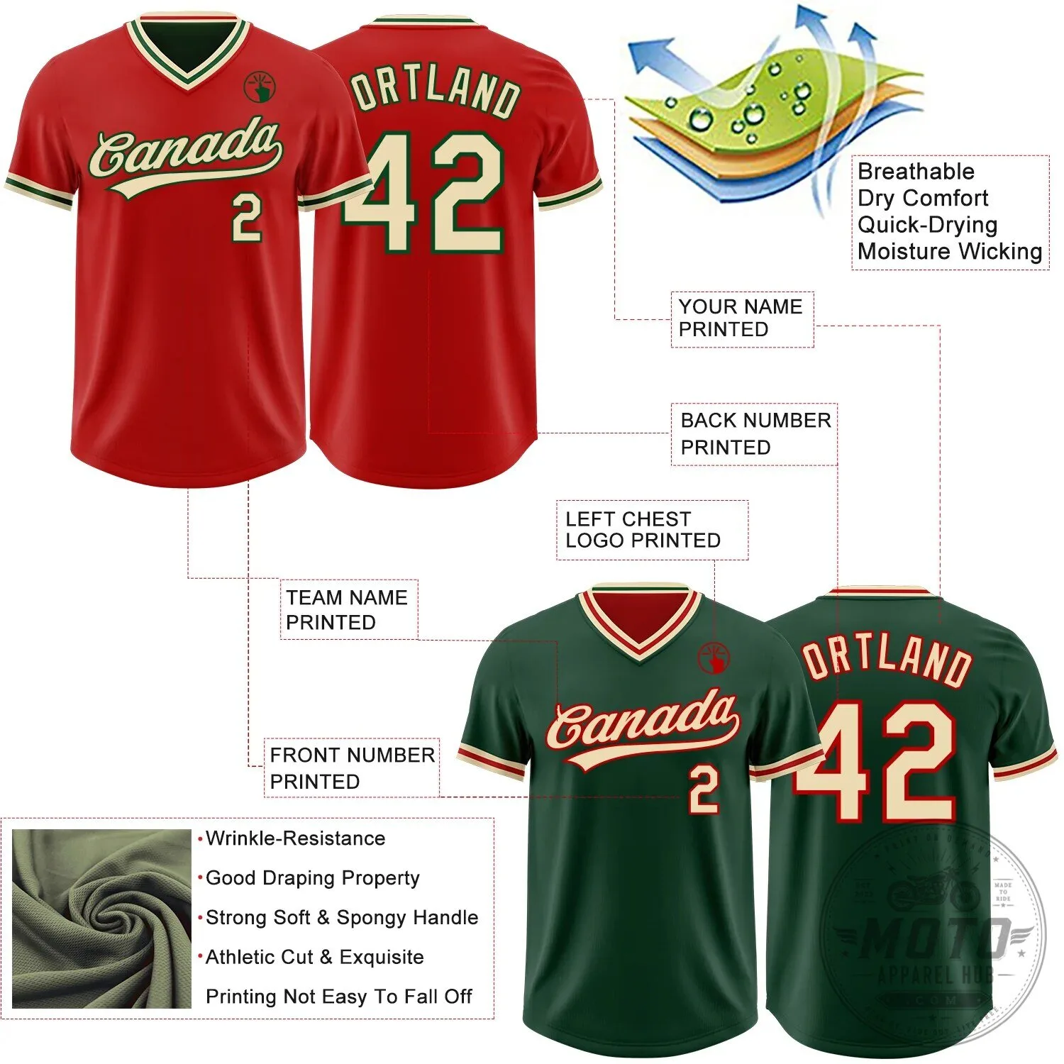 Custom Red Cream Green Reversible Pullover Baseball Jersey Shirt 15 Custom Red Cream Green Reversible Pullover Baseball Jersey Shirt
