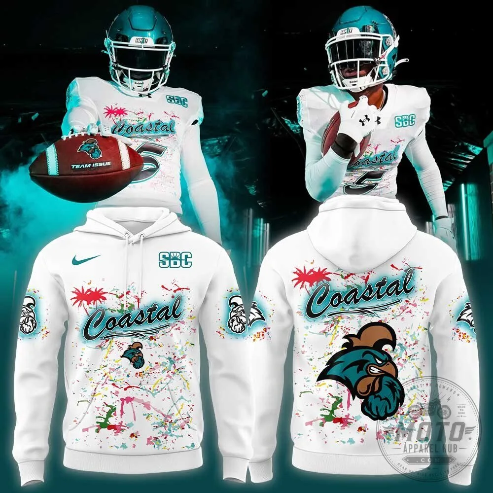 Coastal Carolina Chanticleers Football Team Fan Hoodie