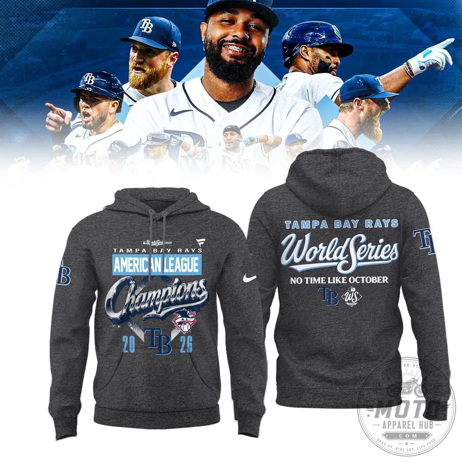 Tampa Bay Rays American League Champions 2025 World Series Hoodie