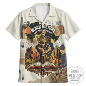 Black History Didn't Start With Slavery African Heritage Hawaiian Shirt