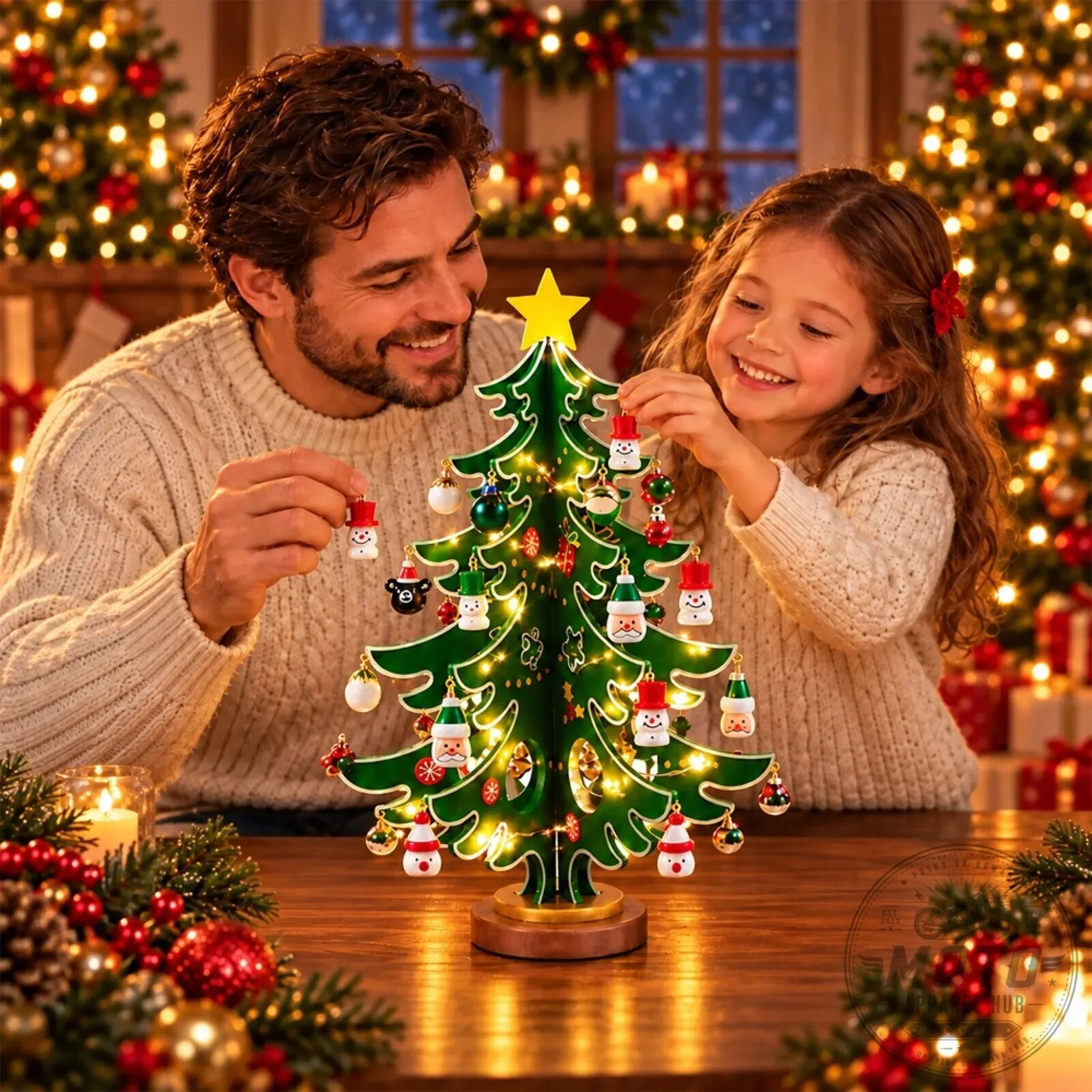 Christmas Tree Advent Calendar with 24 Days of Surprise Ornaments 2D 14 Christmas Tree Advent Calendar with 24 Days of Surprise Ornaments 2D