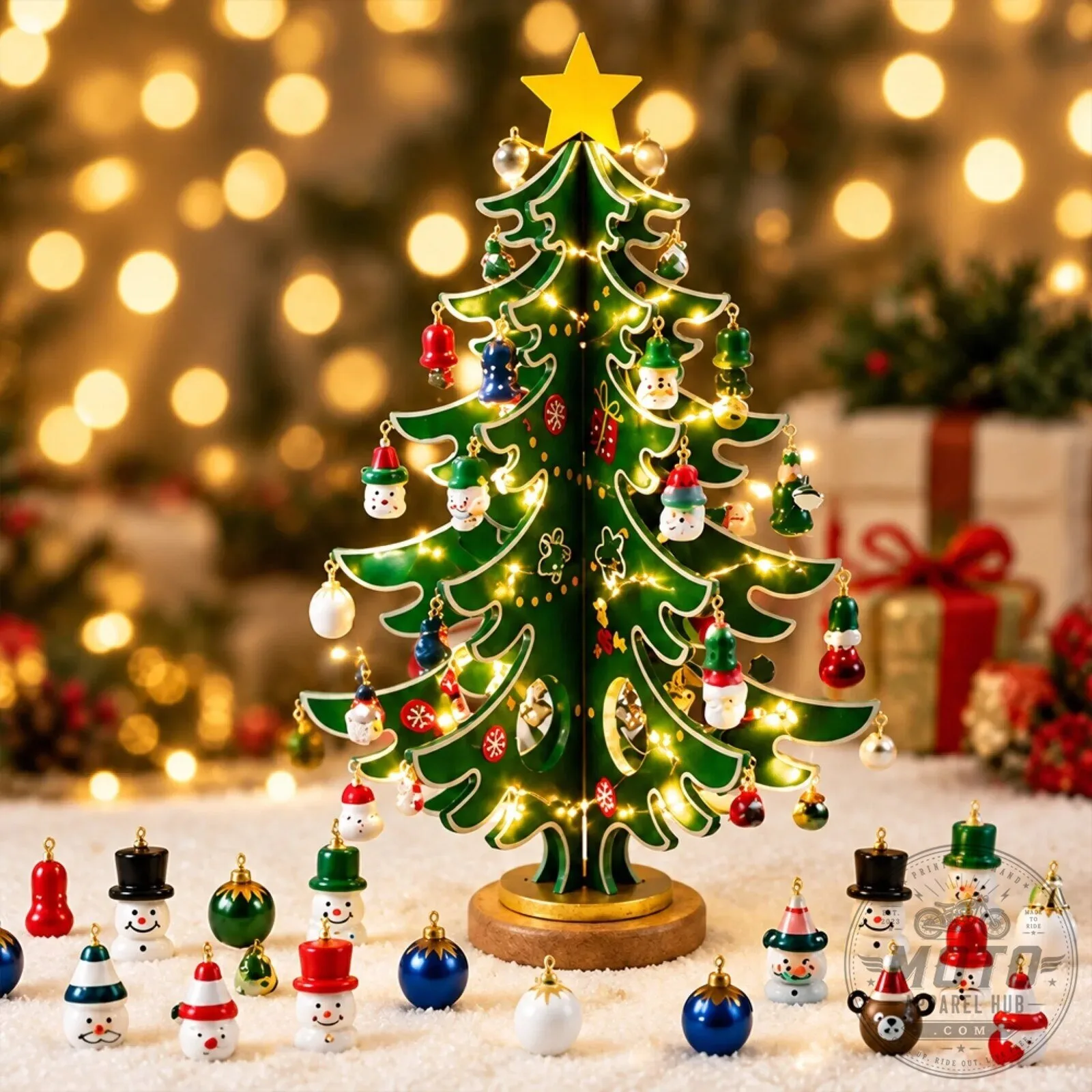 Christmas Tree Advent Calendar with 24 Days of Surprise Ornaments 2D 15 Christmas Tree Advent Calendar with 24 Days of Surprise Ornaments 2D