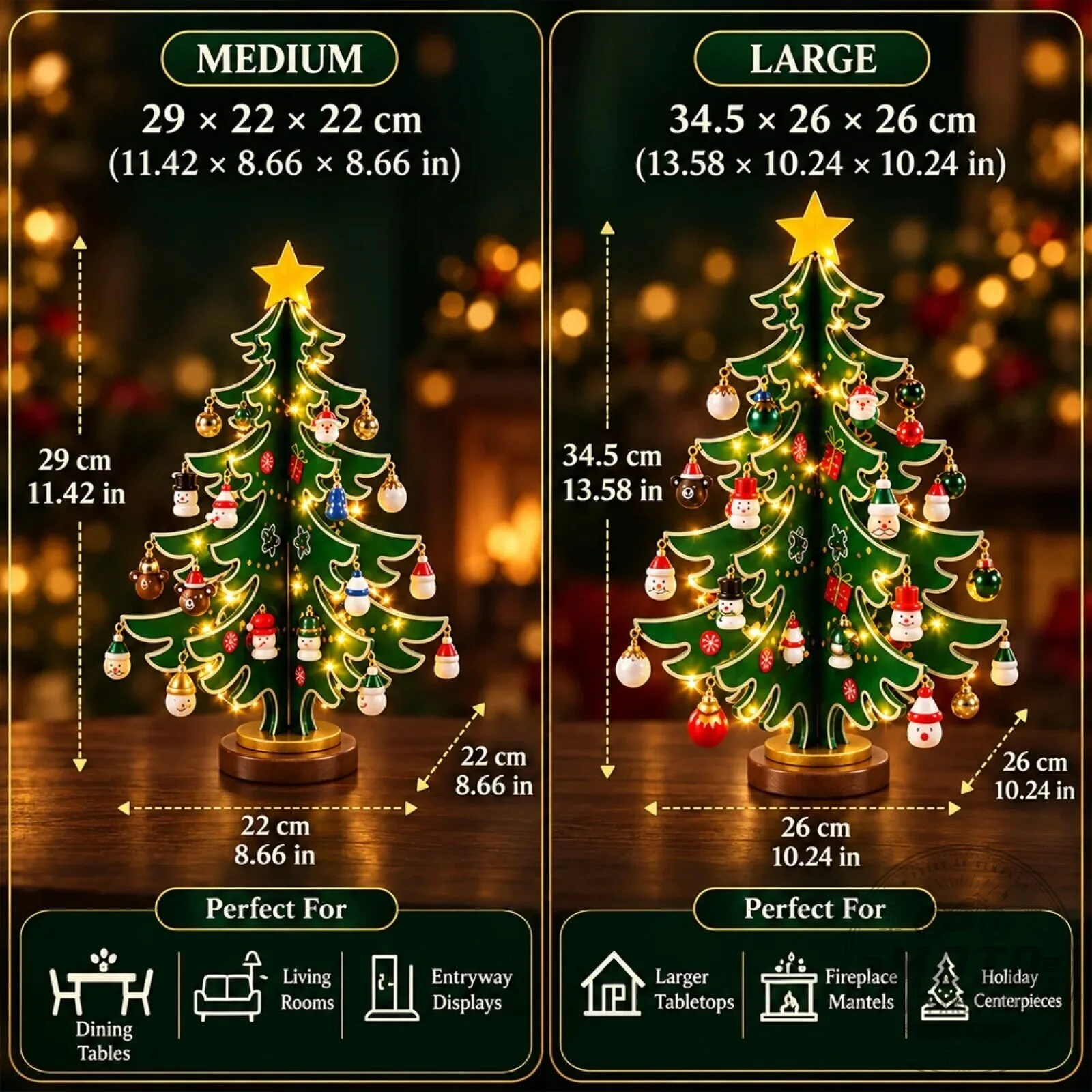 Christmas Tree Advent Calendar with 24 Days of Surprise Ornaments 2D 18 Christmas Tree Advent Calendar with 24 Days of Surprise Ornaments 2D
