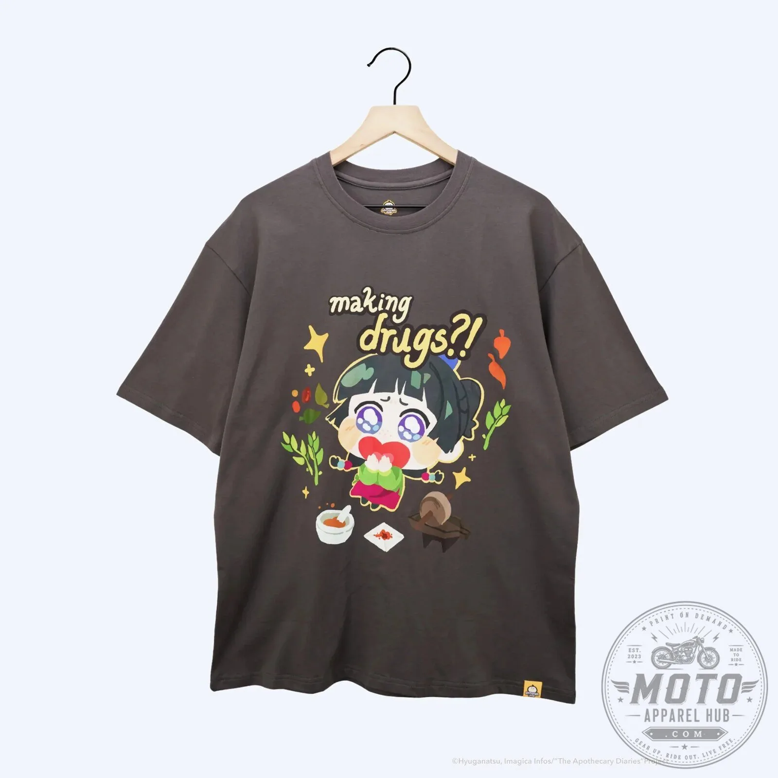 The Apothecary Diaries Maomao Making Drugs Anime Graphic T-Shirt 13 The Apothecary Diaries Maomao Making Drugs Anime Graphic T-Shirt