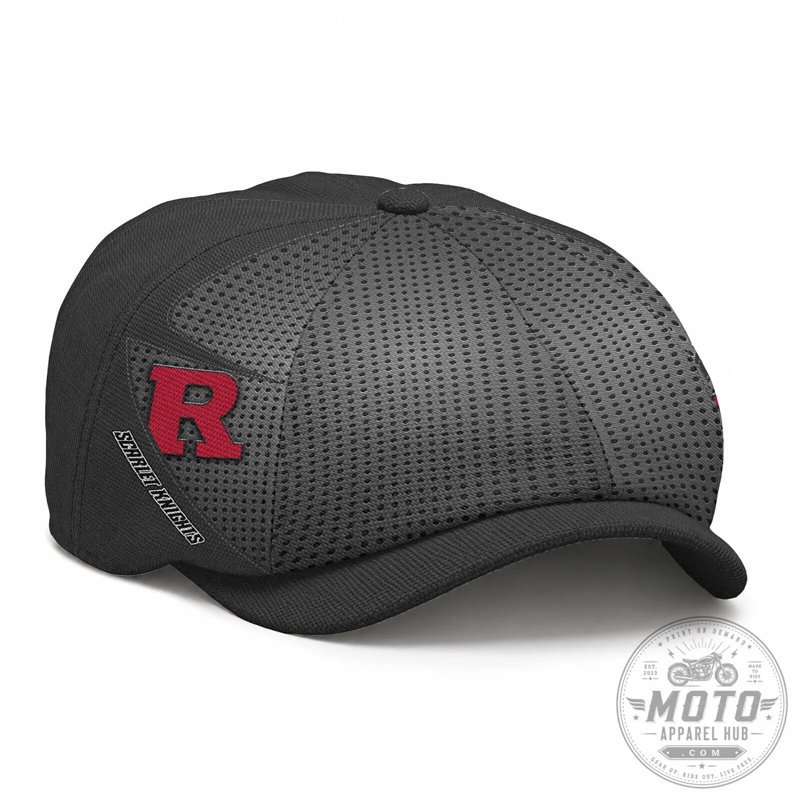Rutgers Scarlet Knights NCAA Black Mesh Baseball Cap Hat