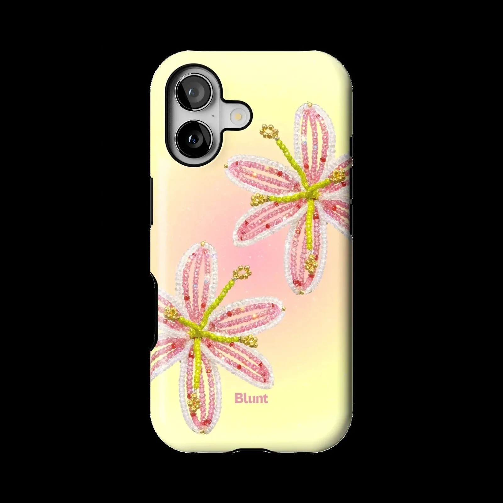 Sugar Bloom Pink Lily Floral Design iPhone Case